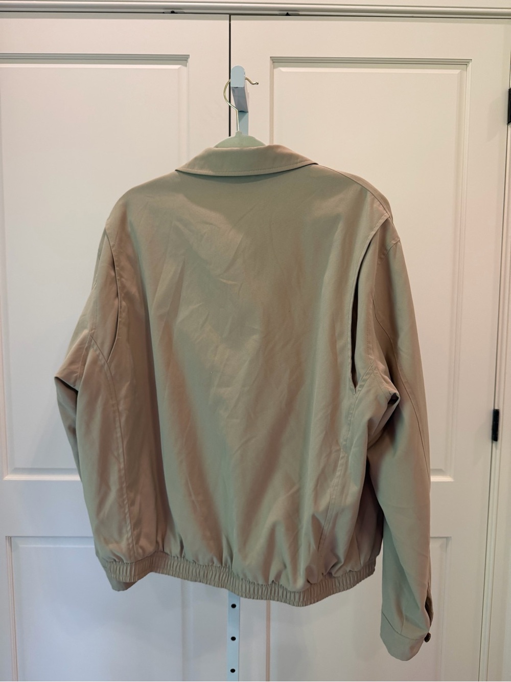 Vintage Polo Ralph Lauren Harrington Jacket Khaki Bi-Swing Windbreaker Large - Picture 7 of 7